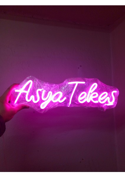 9 Harfli Kişiye Özel Neon LED Yazı – Isim Yazılı Dekoratif Duvar Işığı indirimleri