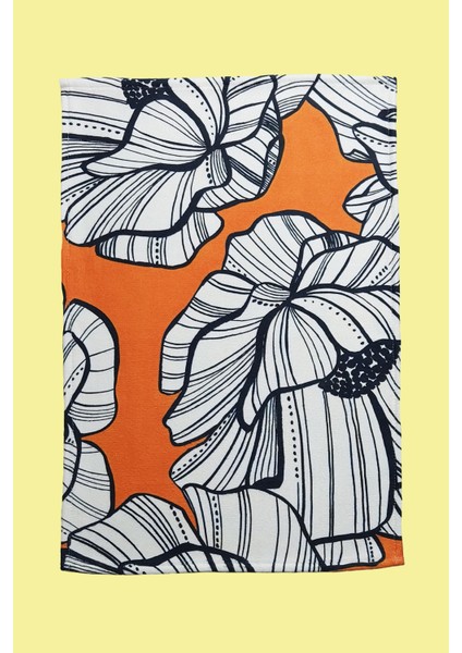 Colorful Flowers Desen, Dekoratif Mutfak Fırın Havlusu, 3 Adet 35X50CM Pamuk Havlu fırsatları