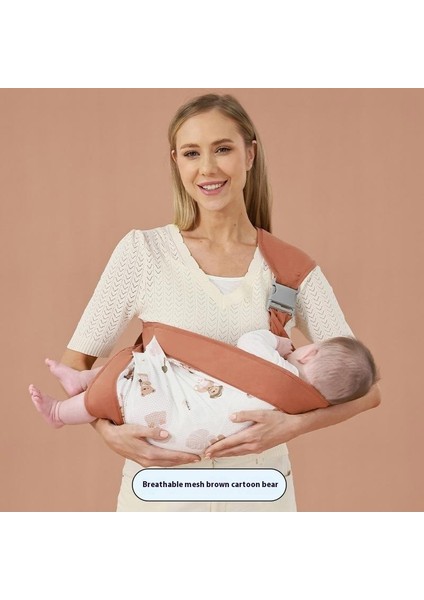 Bebeği Tutmak Için Bebek ile Yenidoğan Bebek Taşıyıcı Ön Taşıma Tipi Yatay Tutma Serbest Eller Bebek Gezisi Basit Sırt Havlu Çantası (Yurt Dışından)