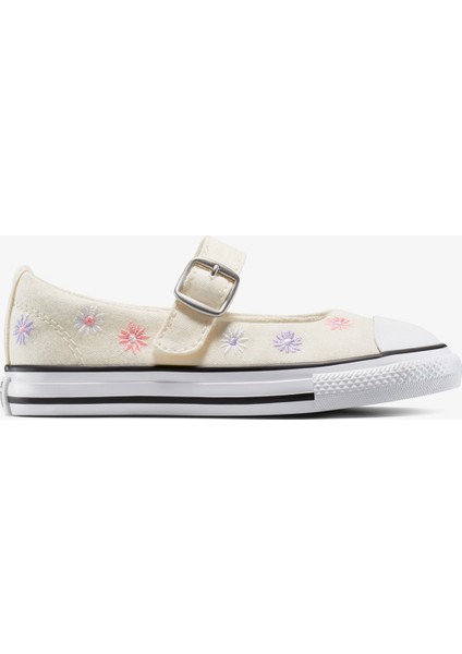Chuck Taylor All Star Danity Mary Jane Bebek Krem Sneaker