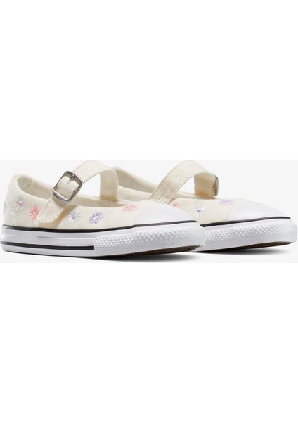 Chuck Taylor All Star Danity Mary Jane Bebek Krem Sneaker fiyatları
