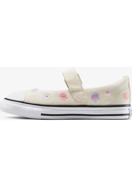 Chuck Taylor All Star Danity Mary Jane Bebek Krem Sneaker fırsatları