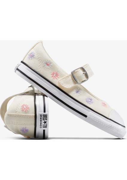 Chuck Taylor All Star Danity Mary Jane Bebek Krem Sneaker indirimleri