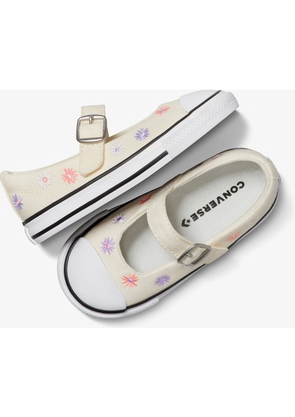 Chuck Taylor All Star Danity Mary Jane Bebek Krem Sneaker