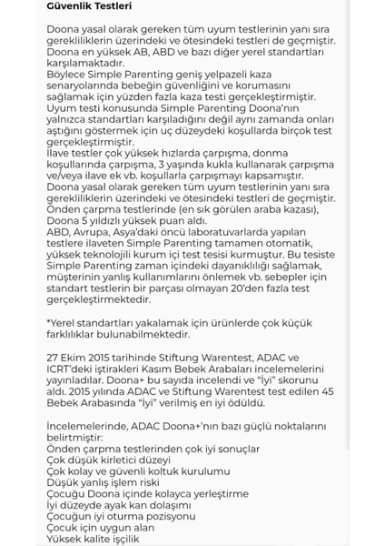 Doona Orjinal, Araba Koltuğu Olabilen, Bebek Arabası ve Isofix Baza set