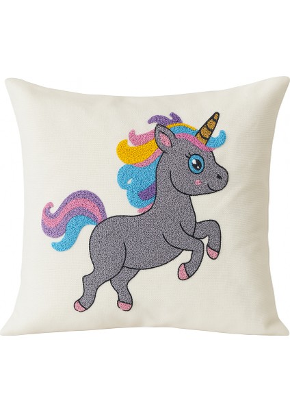 Unicorn Kırlent Kılıfı