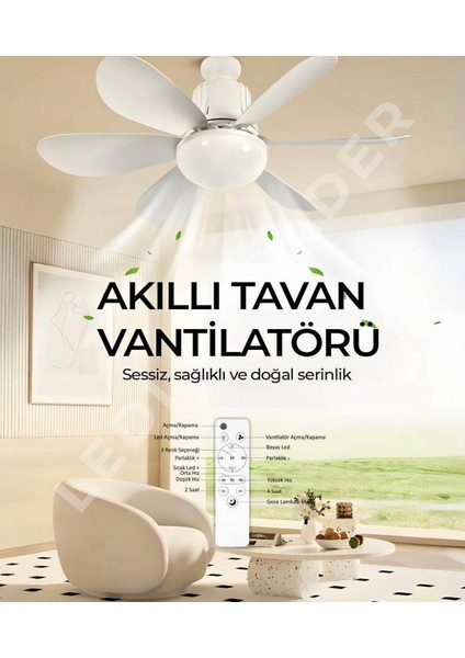 Aydınlatmalı Tavan Vantilatörü fiyatları