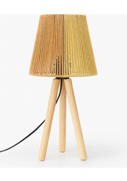 Bohotrip Mini – El Örgüsü Hasır Masa Lambası (Doğal Tonlu, Arapuarlı, Ahşap Ayaklı) fiyatları