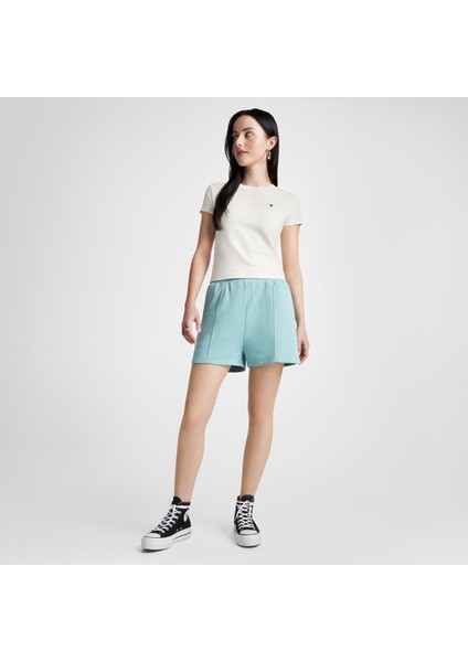 Classic Kadın Slim Fit Krem T-Shirt fiyatları