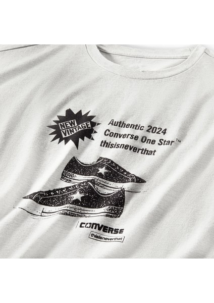 Classic Unisex Baskılı Gri T-Shirt modelleri