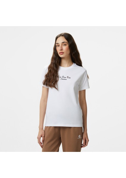 Kadın Beyaz T-Shirt