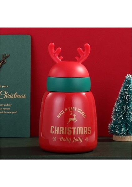 Noel Geyik Termos Paslanmaz Çelik Elk Boynuz Su Bardağı (Yurt Dışından)