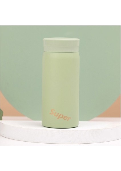 Mini Termos Bardak Öğrenci Taşınabilir Kompakt Paslanmaz Çelik Su Bardağı (Yurt Dışından)