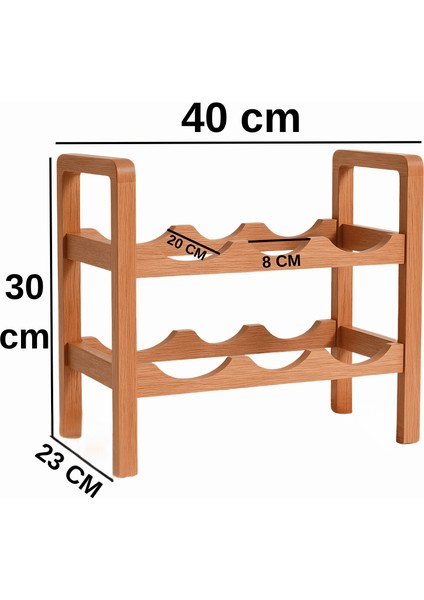 2 Katlı Ahşap Dekoratif Şaraplık Şık Modern Tasarım Şişe Viski Şampanya Içki Rafı Şişe Rafı Şarap Rafı Yıllandırma Dolabı indirimleri
