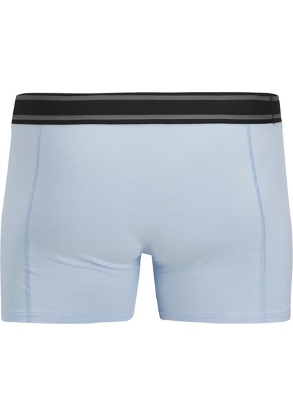 Erkek Logolu 3'lü Düz Renk Boxer Paketi - Aiden modelleri