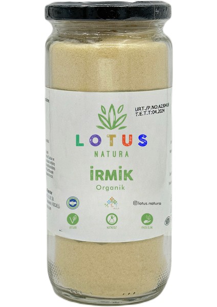 Bebek İrmiği 330 gr 6 Aylık Bebekler İçin Organik İçeriklerle Zenginleştirilmiş