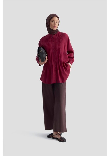 Tunik 25YD9169 Bordo