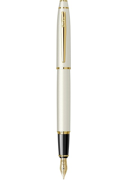 & WizDesign 35 Dolma Kalem Beyaz Altın F Uç ÖMÜR BOYU GARANTİLİ / KİŞİSELLEŞTİRİLEBİLİR