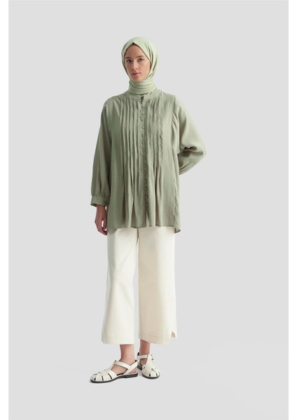 Tunik 25YD9169 Küf Yeşili