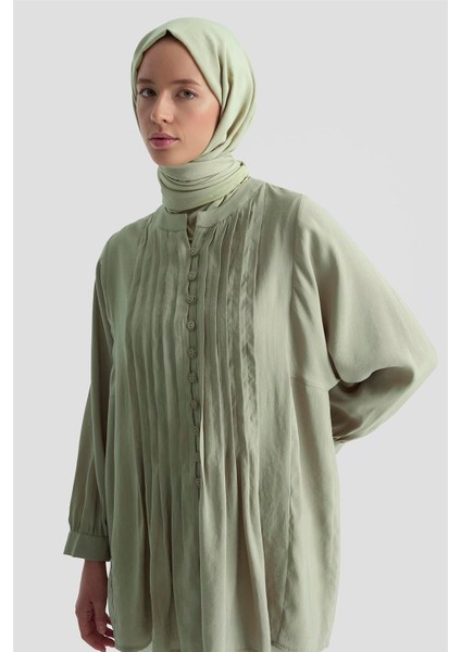 Tunik 25YD9169 Küf Yeşili modelleri