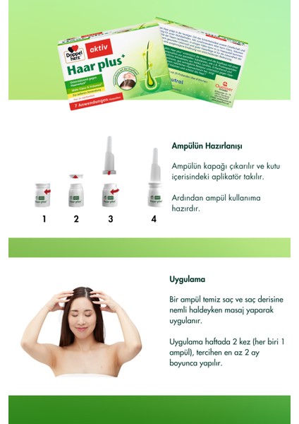 Aktiv Saç Bakım Serumu (6 ml x 7 Ampül) modelleri