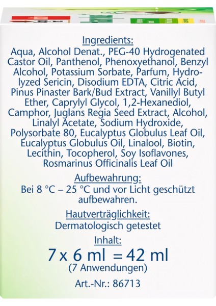 Aktiv Saç Bakım Serumu (6 ml x 7 Ampül)