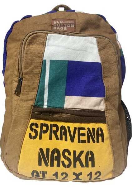 Kaliteli Renkli Vintage Salaş Disayn Günlük Sırt Gezi Okul Seyahat Çantası 28 cm x 37 cm fiyatları