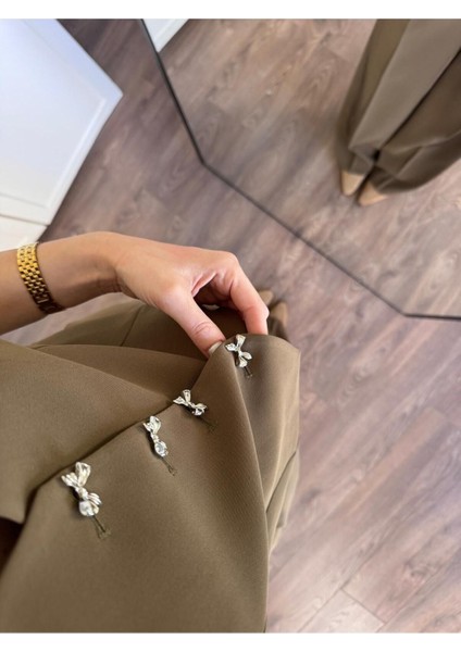 Kurdele Düğmeli Tasarım Yelek Pantolon Takım Premium Kalite modelleri
