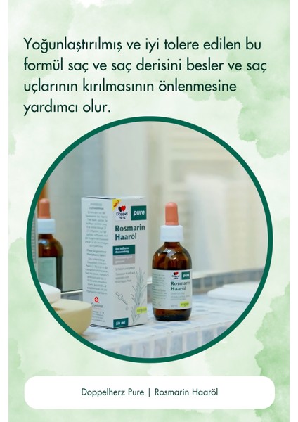 Pure Biberiye Yağı Içeren Saç Bakım Yağı - 50 ml fiyatları