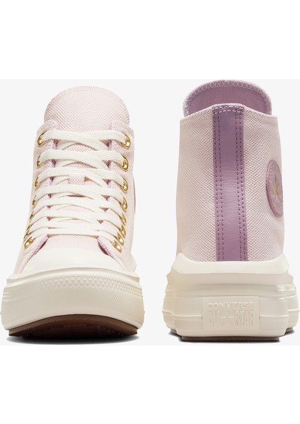 Chuck Taylor All Star Move Gold Çocuk Pembe Sneaker modelleri