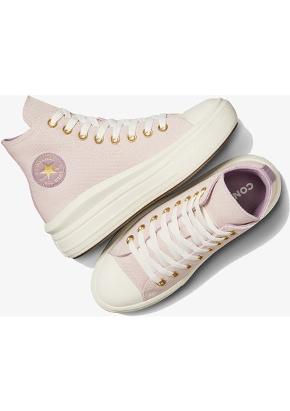 Chuck Taylor All Star Move Gold Çocuk Pembe Sneaker indirimleri