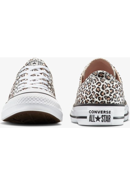 Chuck Taylor All Star Leopard Kadın Siyah Sneaker modelleri