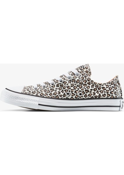 Chuck Taylor All Star Leopard Kadın Siyah Sneaker fırsatları