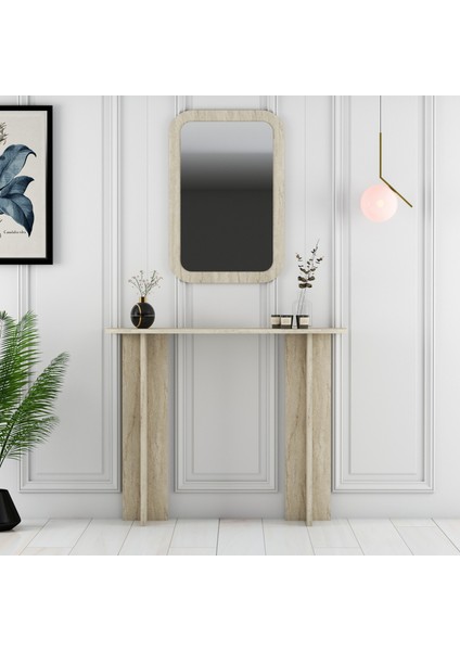 Variant Parma Aynalı Makyaj Masası Dresuar - Traverten Mermer fiyatları