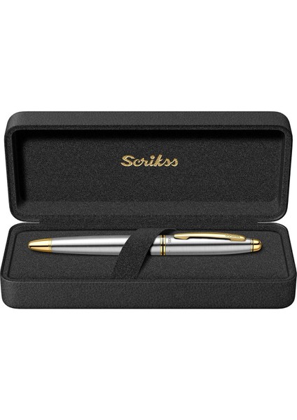 & WizDesign 88 Dolma Kalem Gold Krom F Uç LÜKS KUTULU / ÖMÜR BOYU GARANTİLİ / KİŞİSELLEŞTİRİLEBİLİR modelleri