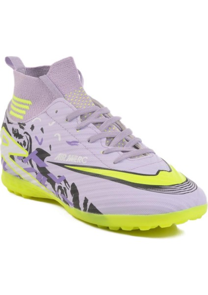 WJ-502 M Lila Çoraplı Halı Saha Ayakkabısı