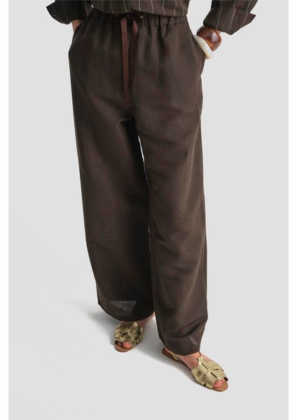 Çizgili Gömlekli Takım 25Y6010 Kakao fırsatları