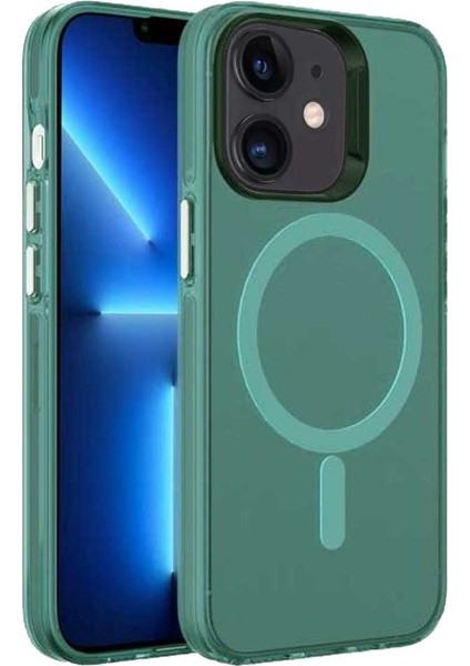 Apple iPhone 11 Uyumlu Magsafe Buzlu Dora Kılıf