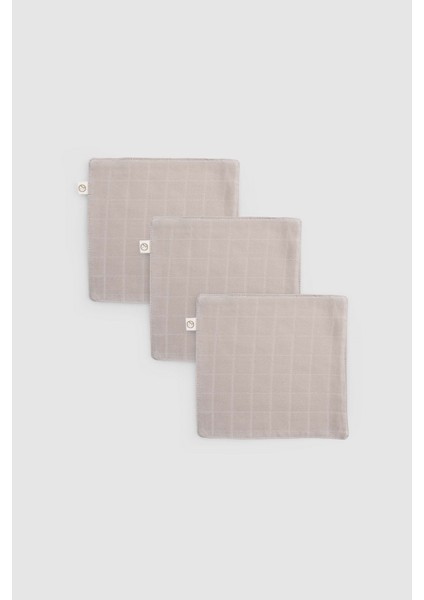 Organik Pamuk Müslin Bej Omuz Ağız Bezi Seti modelleri