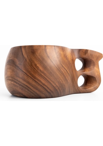 El Yapımı Doğal Ceviz Kuksa Bardak