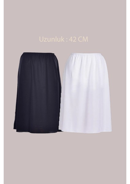 Kadın Etek Altı Midi Boy Jüpon Astar