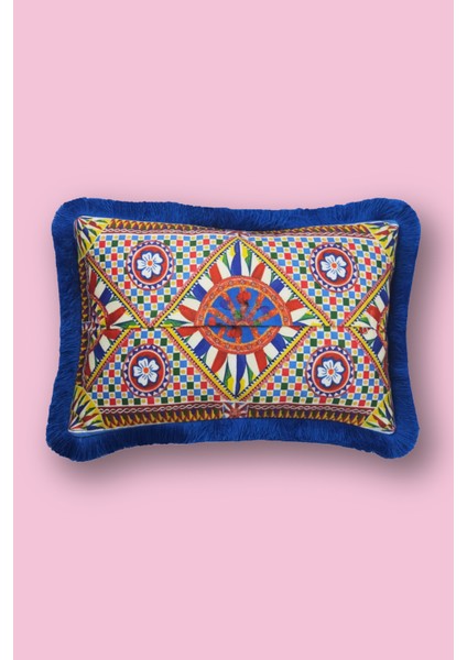 Saks Püsküllü, Milano 10 Desen Dekoratif 30X50CM Dikdörtgen Kırlent Kılıfı fiyatları