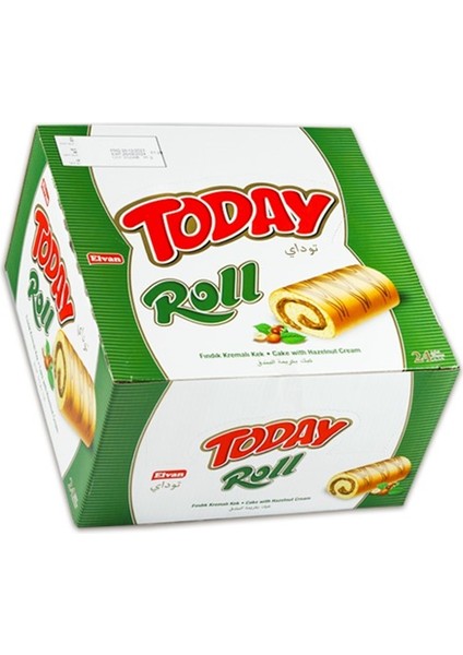 Today Swıss Roll Fındık Kremalı Kek 35 gr 24 Adet (1 Kutu) fırsatları