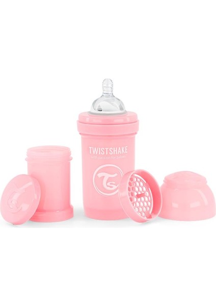Anti-Kolik Bebek Biberonu - 180 ml (0+ Ay) | Pembe