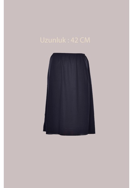 Kadın Etek Altı Midi Boy Jüpon Astar