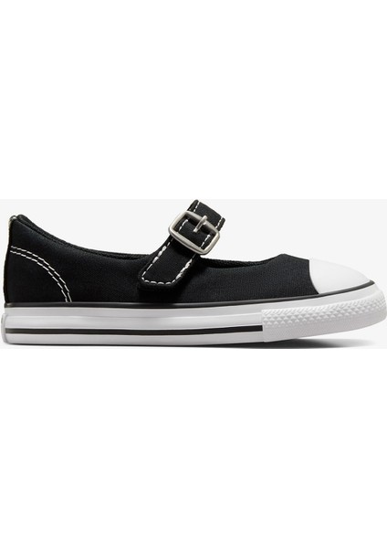 Chuck Taylor All Star Dainty Mary Jane Bebek Siyah Babet