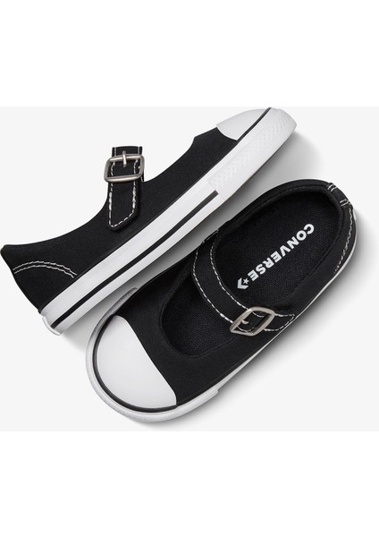 Chuck Taylor All Star Dainty Mary Jane Bebek Siyah Babet indirimleri