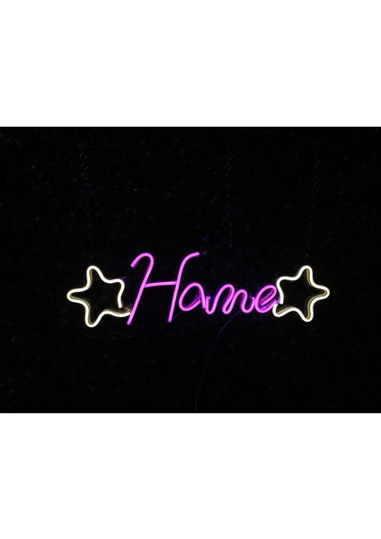8 Harfli Kişiye Özel Neon LED Yazı – Isim Yazılı Dekoratif Duvar Işığı