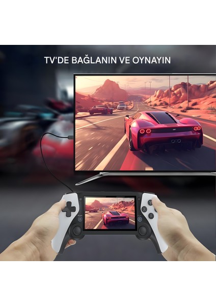 M25 4.3 Inç HDMI Çıkışlı Taşınabilir Retro Oyun Konsolu Atari 20000 Oyun modelleri