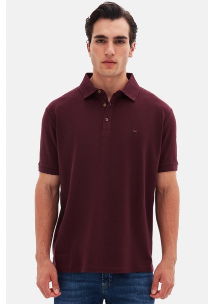 Ds Damat Regular Fit Mürdüm Pike Dokulu T-Shirt 4HC146551001M